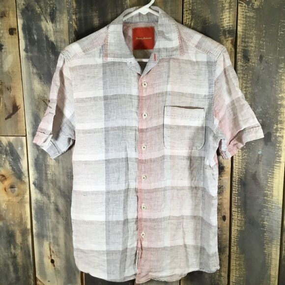 Tommy Bahama casual button down shirt 100% linen men’s size small - Picture 1 of 7
